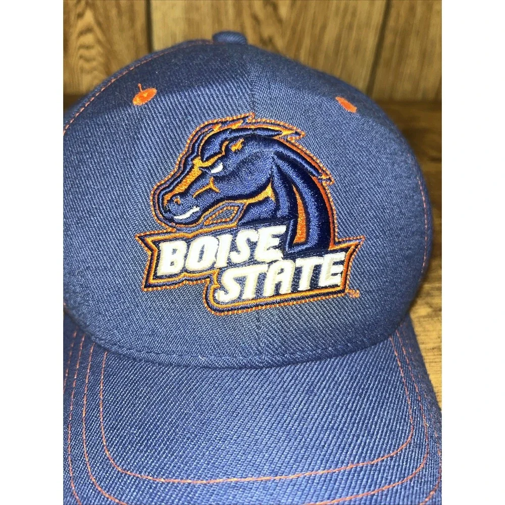 Boise State Fitted Hat Authentic Zephyr Pro Image Size‎ 7 3/8
